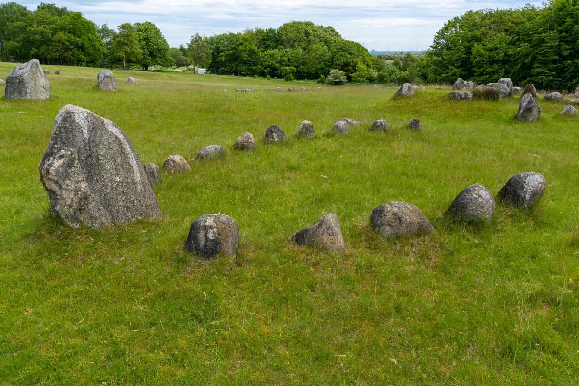 Lindholm Hills (Danemark), un lieu de sépulture viking.